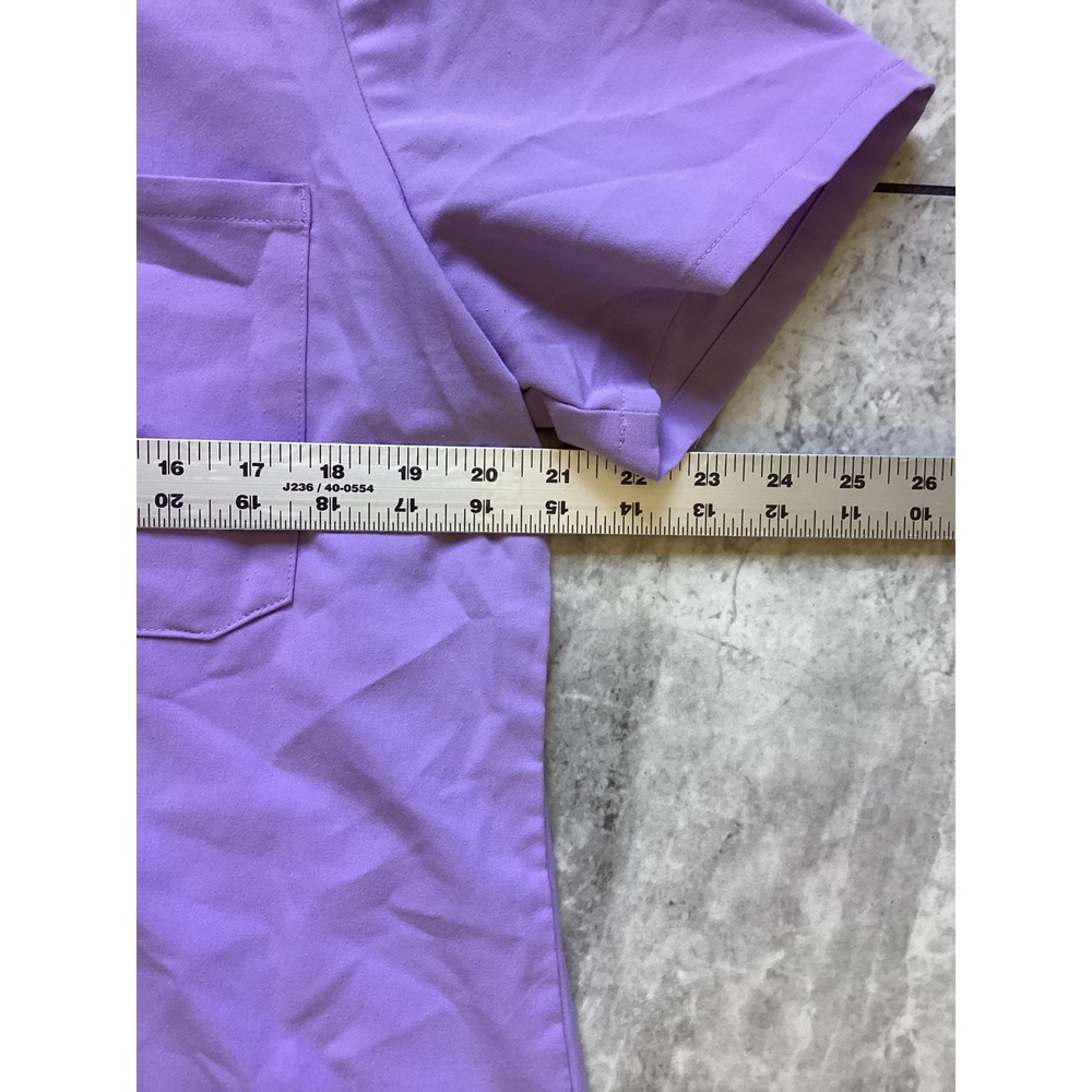 FIGS Technical Collection Purple V-Neck Scrub Top XL FW1000 Womens Short Sleeve - Picture 4 of 8